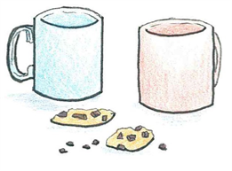 Drawing of a cup of tea